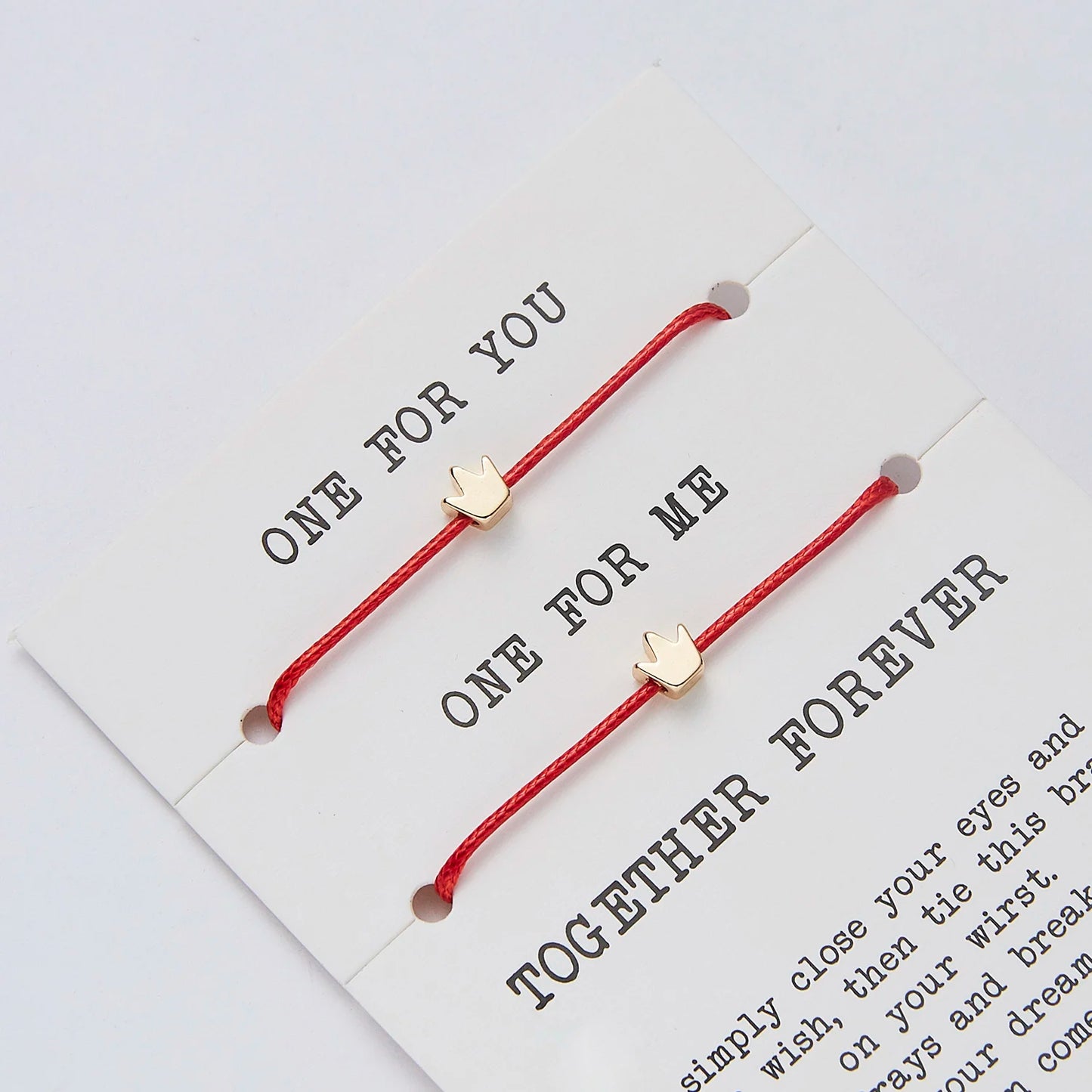 Small Love Heart Bracelet for Women Simple Star Crown Red Rope Thread Adjustable Couple Bracelets Summer Jewelry Gifts