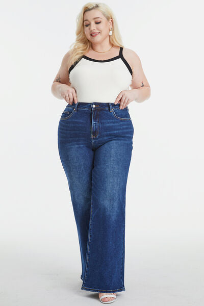 My dreams High Waist Cat's Whisker Wide Leg Jeans