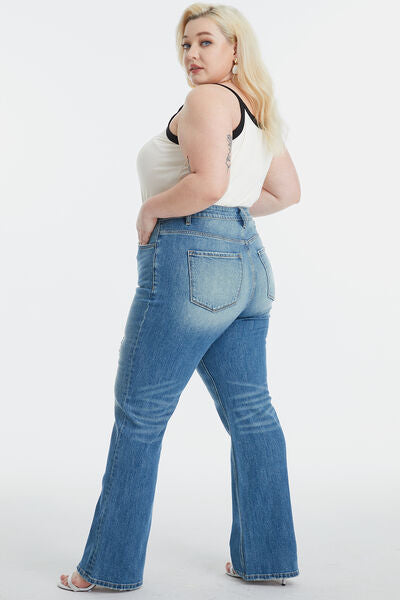 Target run denim  Ultra High-Waist Gradient Bootcut Jeans