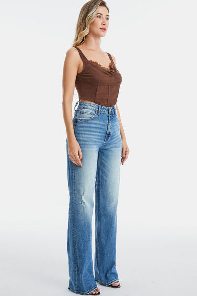 Target run denim  Ultra High-Waist Gradient Bootcut Jeans