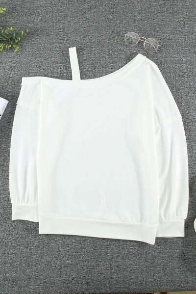 Asymmetrical Long Sleeve T-Shirt