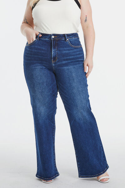 My dreams High Waist Cat's Whisker Wide Leg Jeans