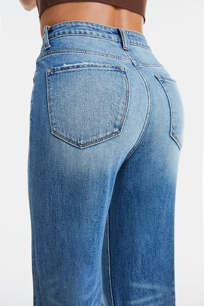 Target run denim  Ultra High-Waist Gradient Bootcut Jeans