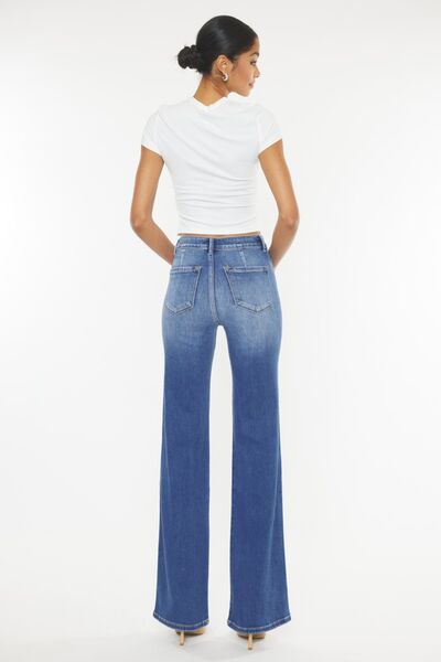 Out of office Ultra High Waist Gradient Flare Jeans