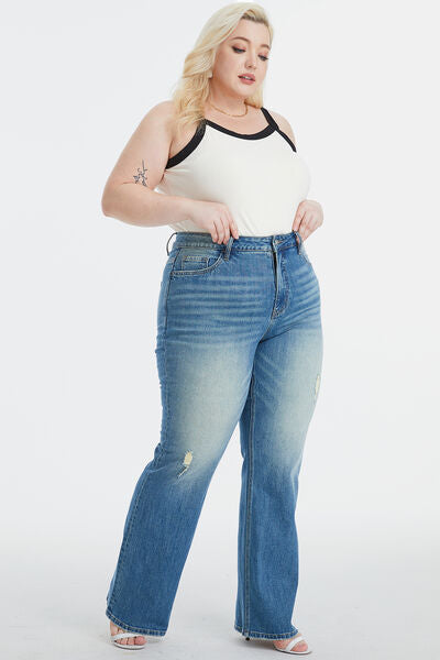 Target run denim  Ultra High-Waist Gradient Bootcut Jeans