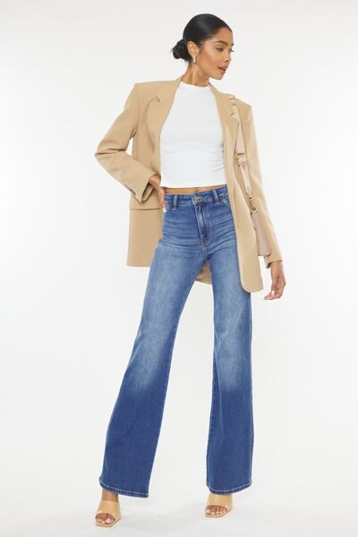 Out of office Ultra High Waist Gradient Flare Jeans