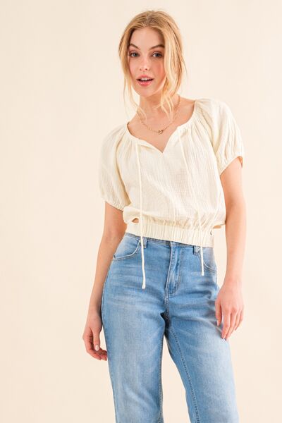 The Why Cotton Gauze Blouse