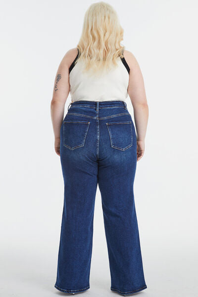 My dreams High Waist Cat's Whisker Wide Leg Jeans