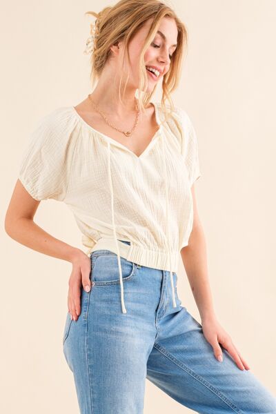 The Why Cotton Gauze Blouse