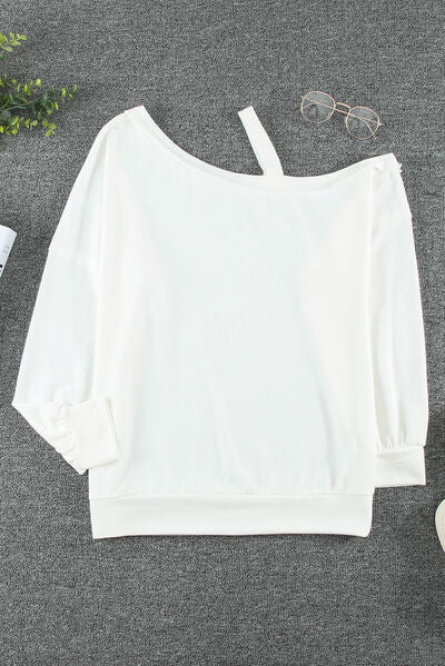 Asymmetrical Long Sleeve T-Shirt