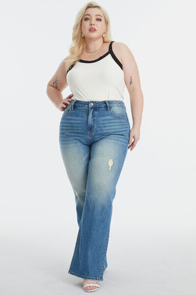 Target run denim  Ultra High-Waist Gradient Bootcut Jeans