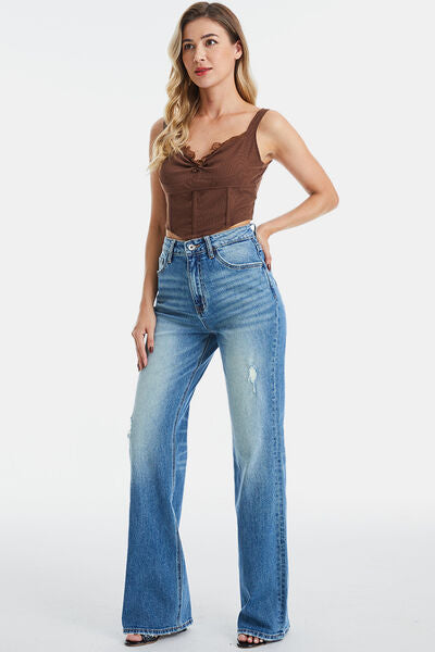 Target run denim  Ultra High-Waist Gradient Bootcut Jeans